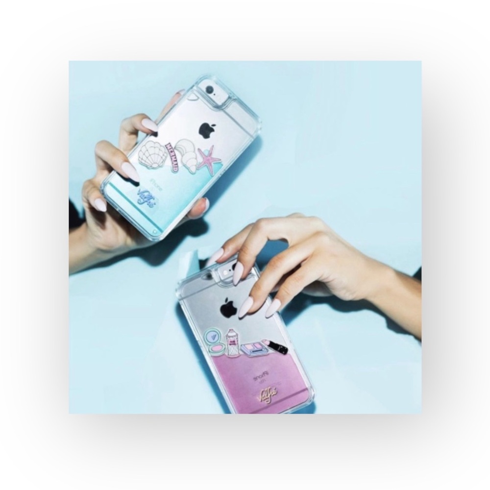 new Valfre  Shell Yeah Mermaid Floating Charms Phone Case  iPhone 6 7 8  - Picture 6 of 16